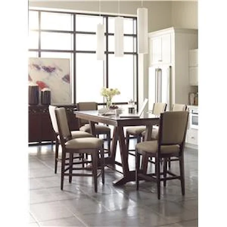 Casual Dining Room Group with Counter Height Tables